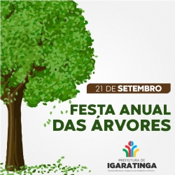 21 de setembro: Festa Anual das Árvores