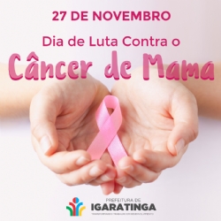 27/11: Dia de Luta Contra o Câncer de Mama