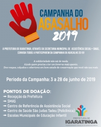 CAMPANHA DO AGASALHO 2019