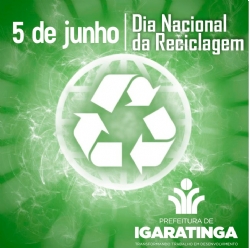 05/06: Dia Nacional da Reciclagem