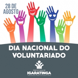 28/08: Dia Nacional do Voluntariado
