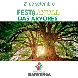 21/09: Festa Anual das Árvores
