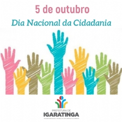 05/10: Dia Nacional da Cidadania