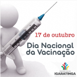 17/10: Dia Nacional da Vacinação