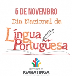 05/11: Dia Nacional da Língua Portuguesa
