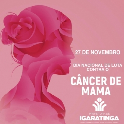 27/11: Dia Nacional de Luta Contra o Câncer de Mama