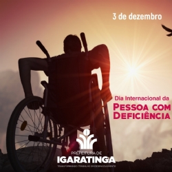 03/12: Dia Internacional da Pessoa com Deficiência
