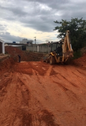 Obras de recuperação da Rua Mariana, Distrito de Antunes, estão na reta final