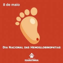 08/05: Dia Nacional das Hemoglobinopatias