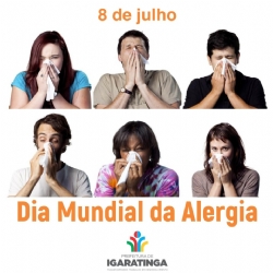 08/07: Dia Mundial da Alergia