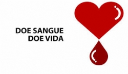 Quem doa sangue ajuda a salvar vidas.