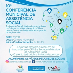 10ª Conferência Municipal de Assistência Social.