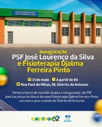Inauguração UBS José Lourenço da Silva, em Antunes