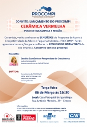 Convite: LANÇAMENTO DO PROCOMPI