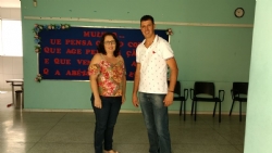 Prefeito em ação: visita à Escola Municipal Dona Maria Pinto de Mendonça