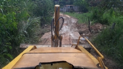 Após chuvas, Prefeitura intensifica recuperação de estradas rurais