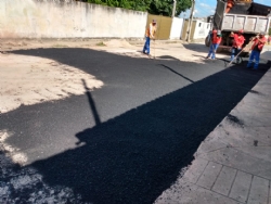 Operação tapa-buracos na Rua Nova Serrana 2º e 3º trecho