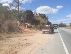Recuperação da estrada vicinal na Barra Funda