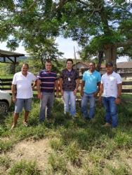 COLMEIA visita a propriedade do Sr. Eduardo de Almeida Marques para iniciar as ações de 2020 Programa Pró Mananciais em Igaratinga