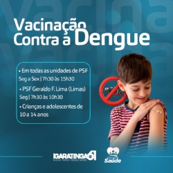 Vacinação Contra a Dengue