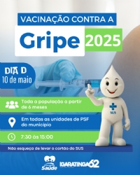Vacina Contra a Gripe 2025 - Dia D