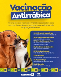 VACINAÇÃO ANTIRRÁBICA 2025
